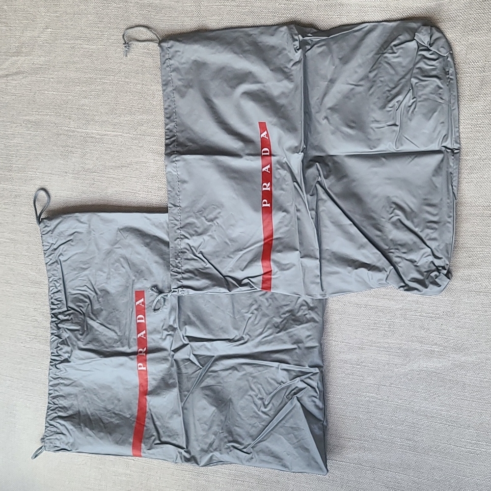 Prada Gray Drawstring Sleeper Bag (2) - image 1